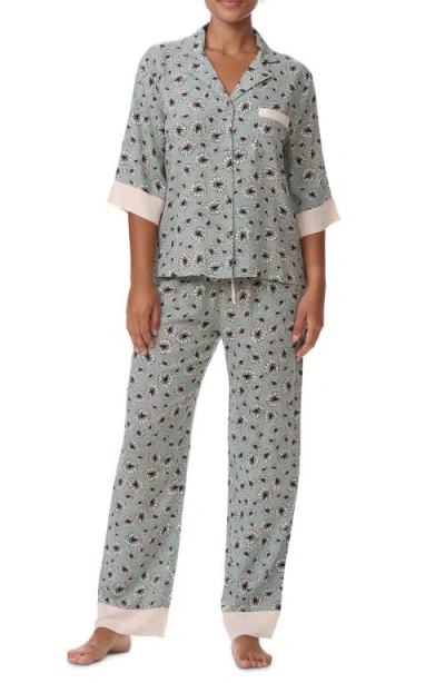 Splendid Print Pajamas In Daisy Dot Toss