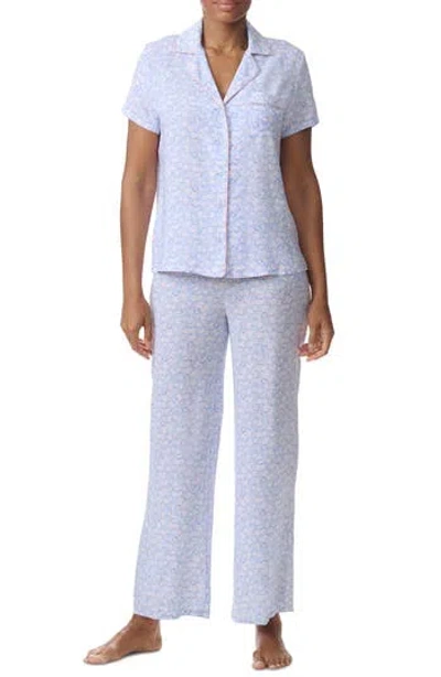 Splendid Print Pajamas In Dotty Daisy