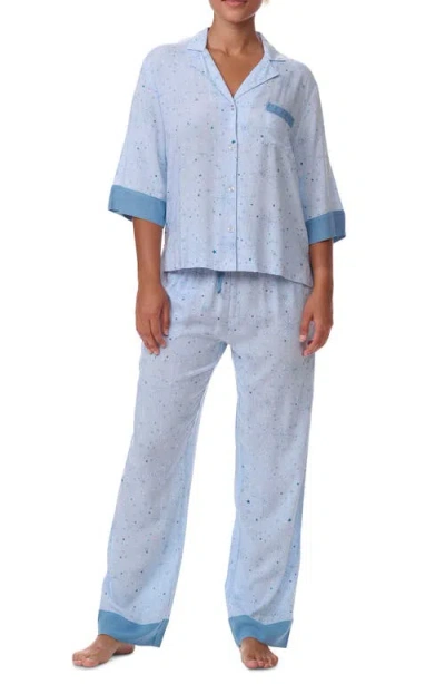 Splendid Print Pajamas In Hghway Celestial