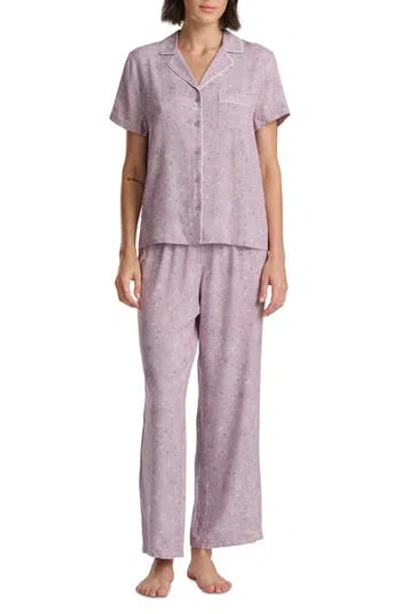 Splendid Print Pajamas In Purple
