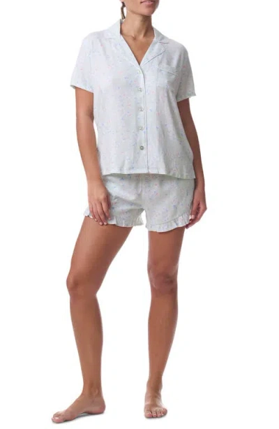 Splendid Print Short Pajamas In Breezy Love