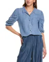 Splendid Toulouse Puff Sleeve Button-up Shirt
