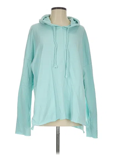 Pre-owned Splendid Pullover Hoodie In Blue