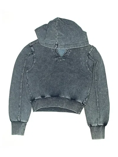Pre-owned Splendid Kids' Pullover Hoodie In Blue
