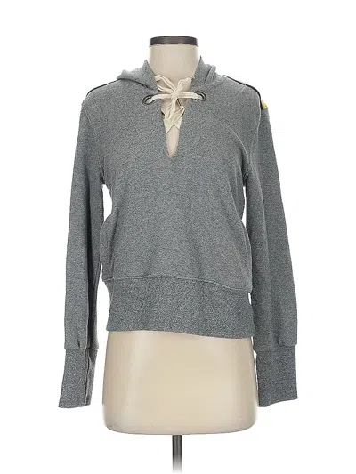 Pre-owned Splendid Pullover Hoodie In Gray