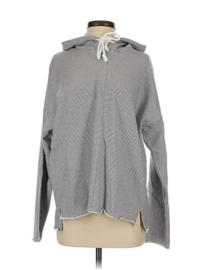 Pre-owned Splendid Pullover Hoodie In Gray