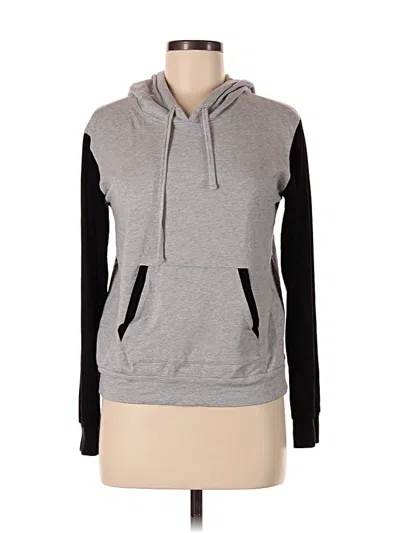 Pre-owned Splendid Pullover Hoodie In Gray
