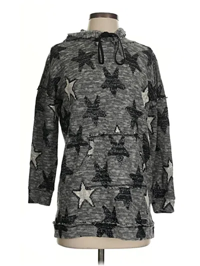 Pre-owned Splendid Pullover Hoodie In Silver
