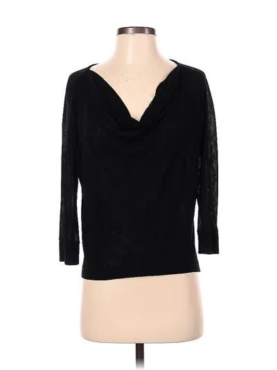 Pre-owned Splendid Pullover Sweater In Black