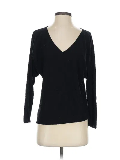 Pre-owned Splendid Pullover Sweater In Black