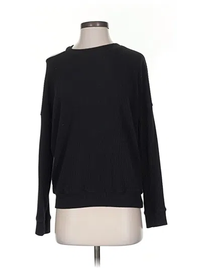 Pre-owned Splendid Pullover Sweater In Black
