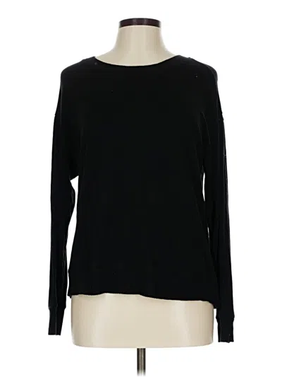 Pre-owned Splendid Pullover Sweater In Black