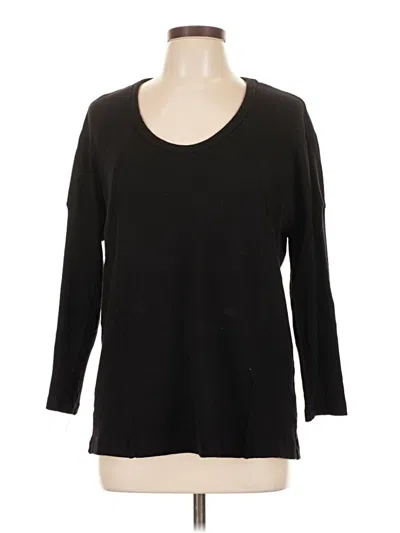 Pre-owned Splendid Pullover Sweater In Black