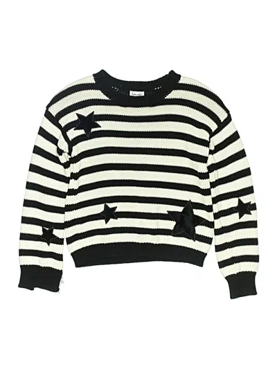 Pre-owned Splendid Kids' Pullover Sweater In Black