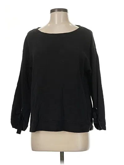 Pre-owned Splendid Pullover Sweater In Black