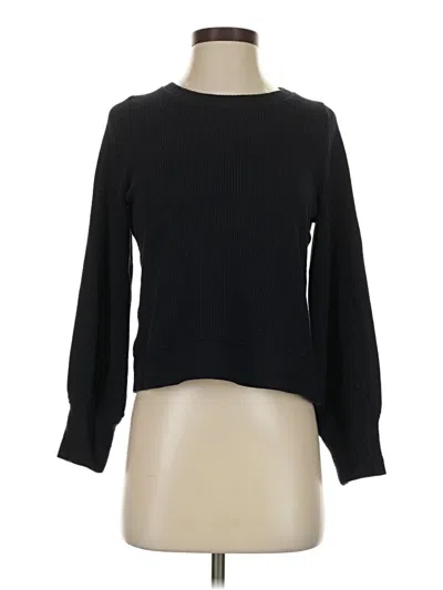 Pre-owned Splendid Pullover Sweater In Black