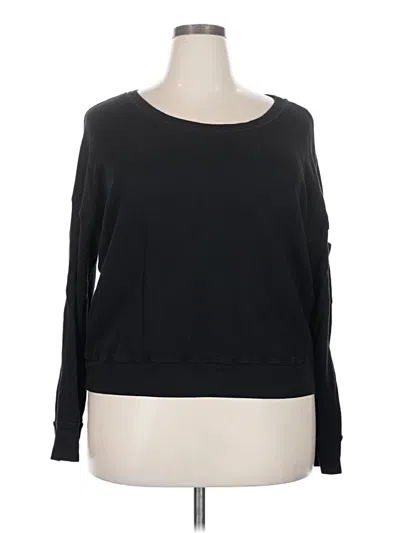 Pre-owned Splendid Pullover Sweater In Black