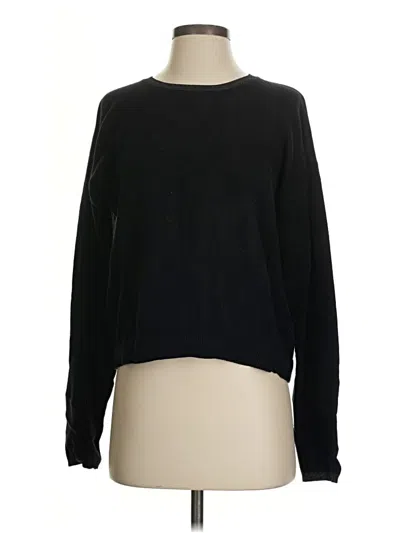 Pre-owned Splendid Pullover Sweater In Black
