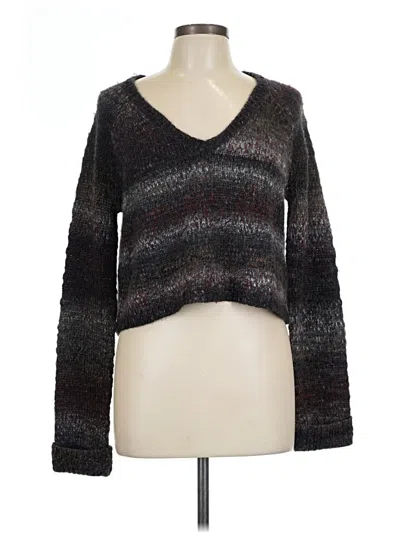 Pre-owned Splendid Pullover Sweater In Black