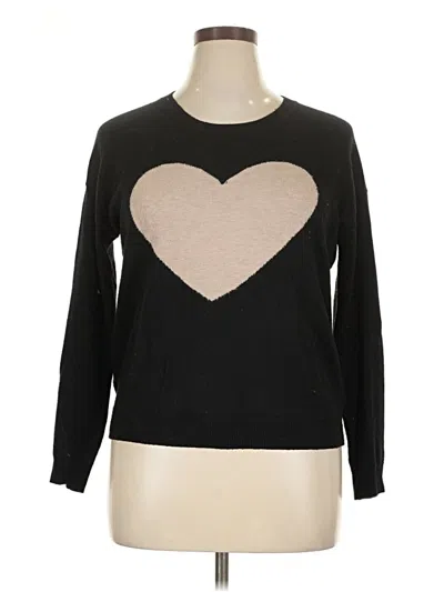 Pre-owned Splendid Pullover Sweater In Black