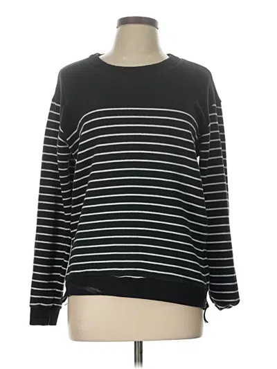 Pre-owned Splendid Pullover Sweater In Black