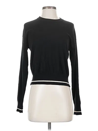 Pre-owned Splendid Pullover Sweater In Black