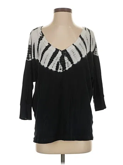 Pre-owned Splendid Pullover Sweater In Black