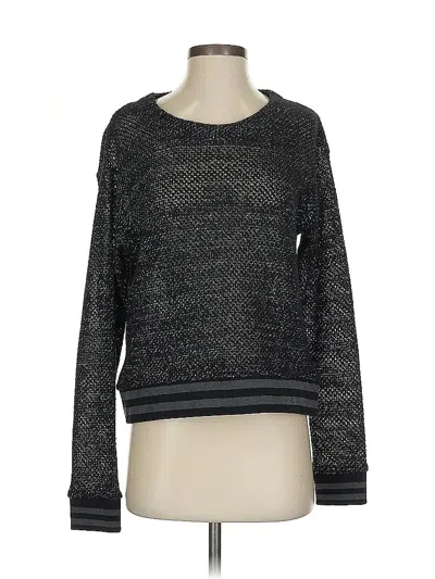 Pre-owned Splendid Pullover Sweater In Black