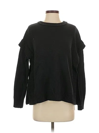 Pre-owned Splendid Pullover Sweater In Black