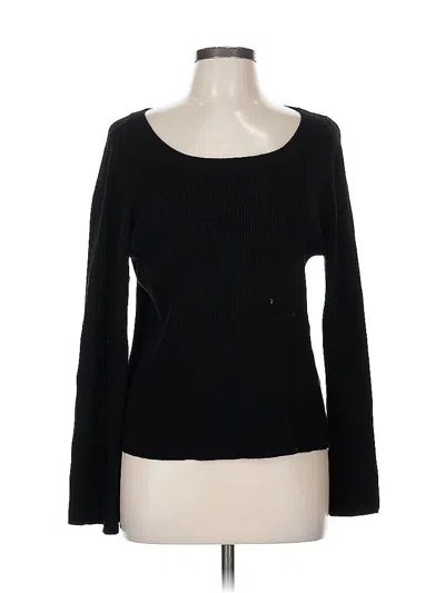 Pre-owned Splendid Pullover Sweater In Black