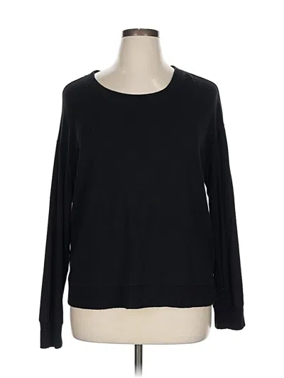 Pre-owned Splendid Pullover Sweater In Black