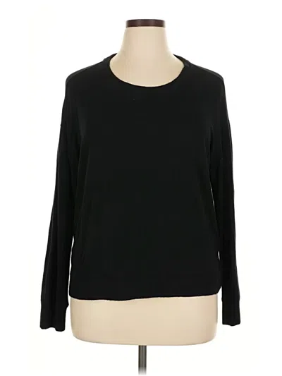 Pre-owned Splendid Pullover Sweater In Black