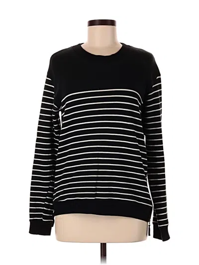 Pre-owned Splendid Pullover Sweater In Black