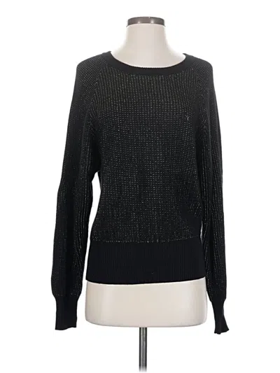 Pre-owned Splendid Pullover Sweater In Black