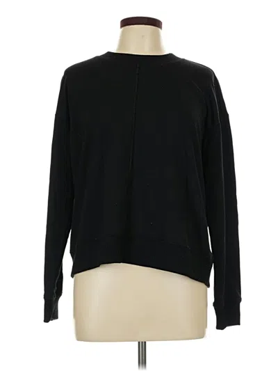 Pre-owned Splendid Pullover Sweater In Black
