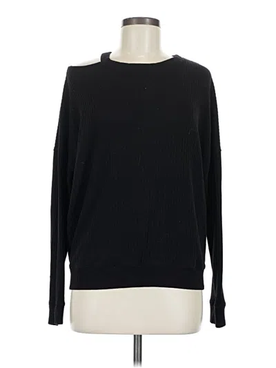 Pre-owned Splendid Pullover Sweater In Black