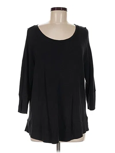 Pre-owned Splendid Pullover Sweater In Black