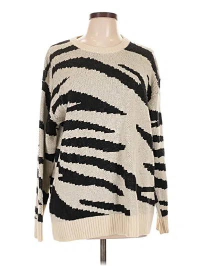 Pre-owned Splendid Pullover Sweater In Black