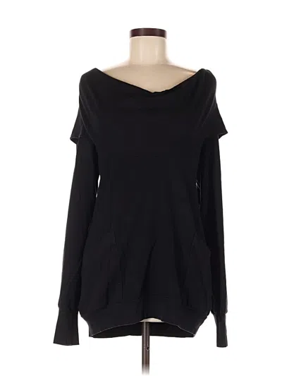 Pre-owned Splendid Pullover Sweater In Black