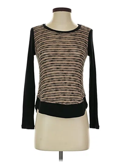Pre-owned Splendid Pullover Sweater In Black