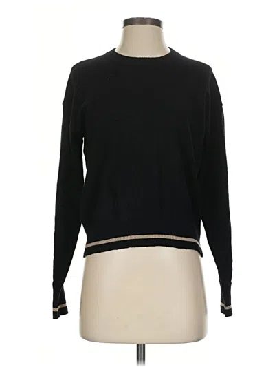Pre-owned Splendid Pullover Sweater In Black