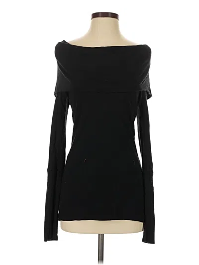 Pre-owned Splendid Pullover Sweater In Black