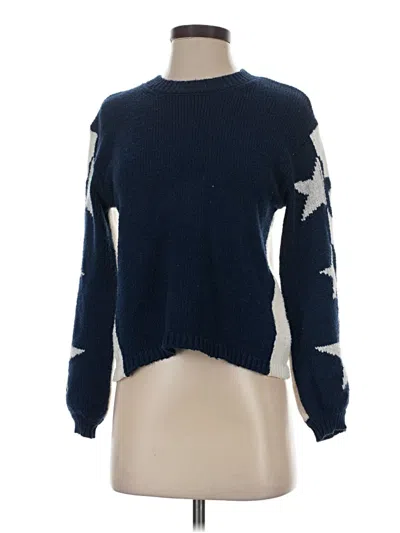 Pre-owned Splendid Pullover Sweater In Blue
