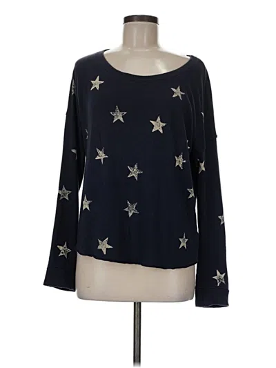 Pre-owned Splendid Pullover Sweater In Blue