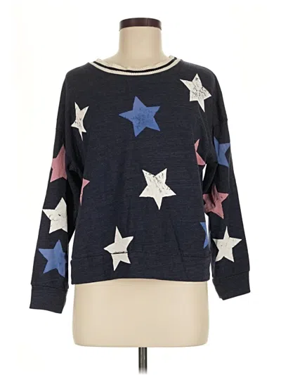 Pre-owned Splendid Pullover Sweater In Blue