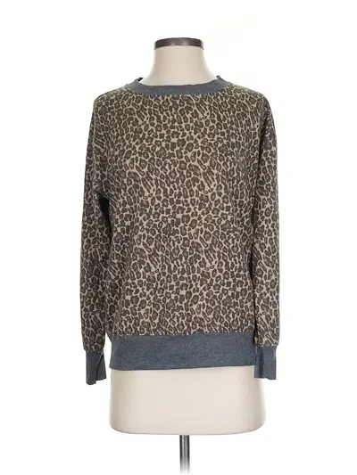 Pre-owned Splendid Pullover Sweater In Brown