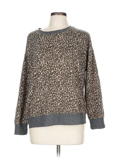 Pre-owned Splendid Pullover Sweater In Brown