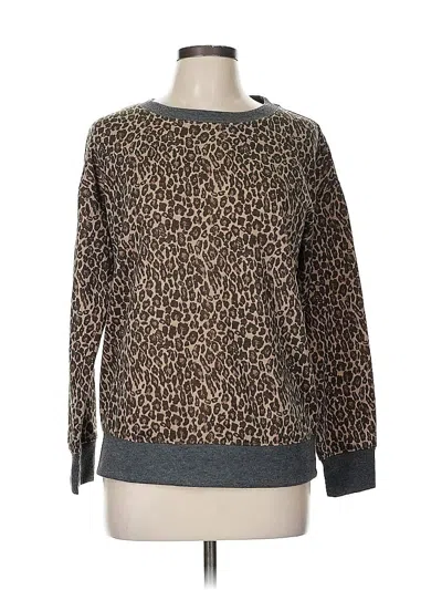 Pre-owned Splendid Pullover Sweater In Brown