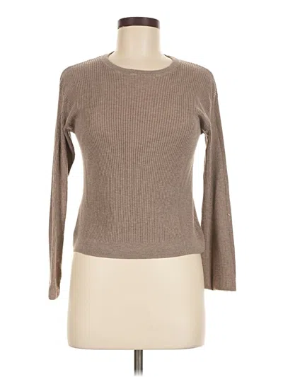 Pre-owned Splendid Pullover Sweater In Brown