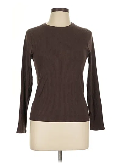 Pre-owned Splendid Pullover Sweater In Brown